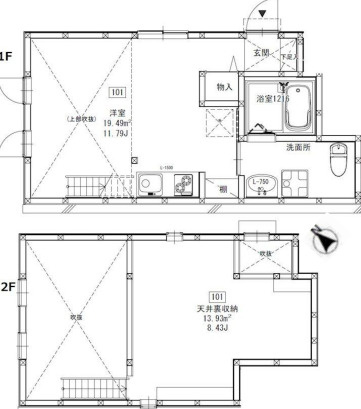 マル・アズール品川ウエストの間取り