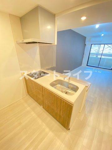 大阪市淀川区木川東４丁目の賃貸マンションのキッチン