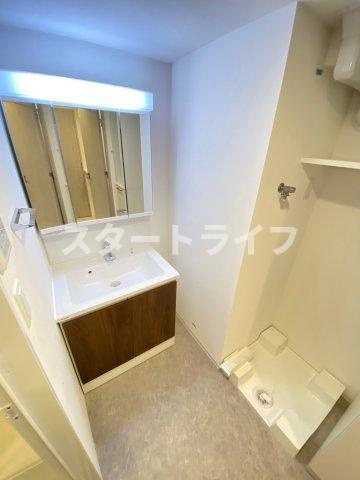 大阪市淀川区木川東４丁目の賃貸マンションの洗面所