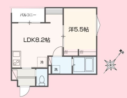 MELLAS久喜の間取り