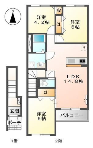 ファミーリア御幸の間取り