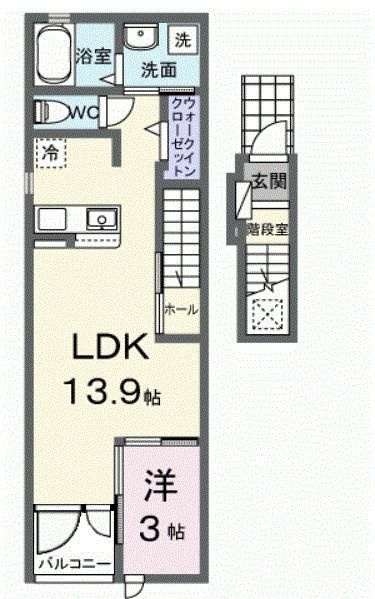 コンフォールＢの間取り