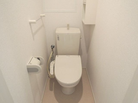 シンプルで使いやすいトイレです