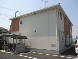 駐車場に車を止められます
