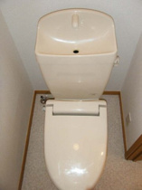 コンパクトで使いやすいトイレです