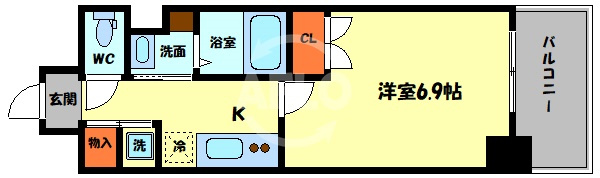 ドルチェ・ヴィータ　都島小学校区の間取り|ドルチェヴィータ　間取り