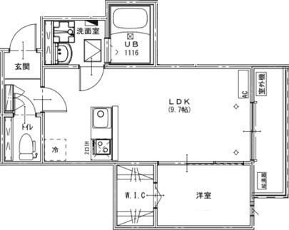 ＫＥＩＡＩ　ＲＥＳＩＤＥＮＣＥ　松戸Ⅱの間取り|間取りです。