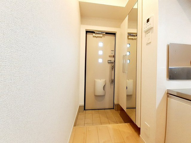 落ち着いた玄関です
