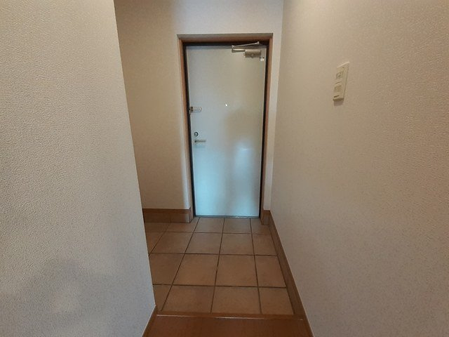 落ち着いた玄関です