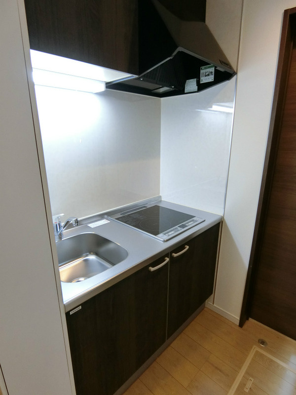 コンパクトなキッチンで掃除もラクラク