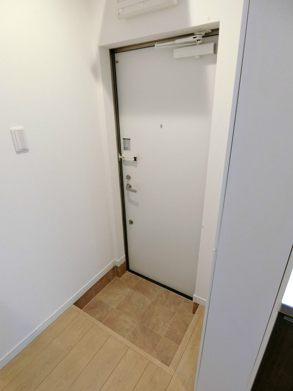 シンプルで使いやすい玄関です