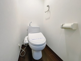 コンパクトで使いやすいトイレです