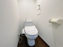 トイレもきれいです
