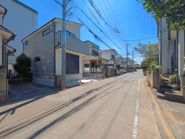 【新築分譲住宅】川越市中台2期の前面道路含む現地写真