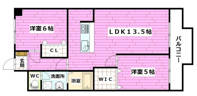 スカイコートタキモトの間取り