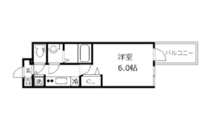 【間取り】 | プレサンス心斎橋クオーレ