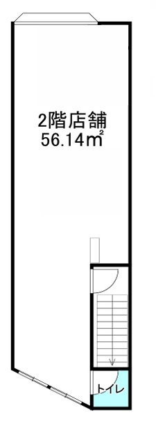 北浜東店舗の間取り