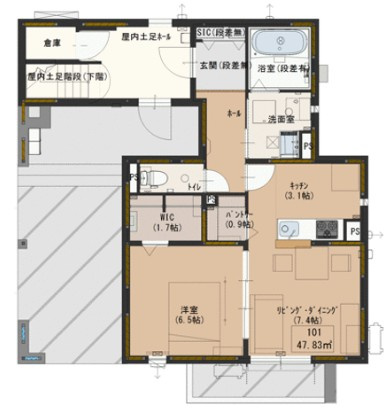 特典：仲介手数料が無料です!!の間取り