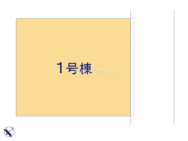 越谷市大沢18期　新築一戸建ての区画図