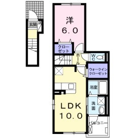 シェーネアンジュクロシェットAの間取り