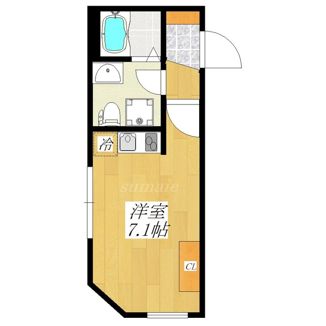 GRAN　DOMANE　KITAAKABANEの間取り|2面採光の角部屋☆