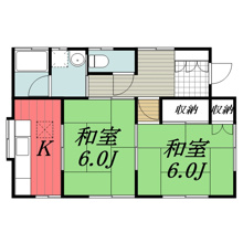 【間取り】 | 九十九里町西野貸家