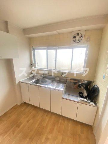 大阪市東淀川区豊里１丁目の賃貸マンションのキッチン