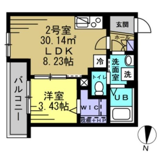 AJ新越谷の間取り
