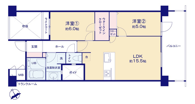 【間取り】 | グランウェリス瀬田