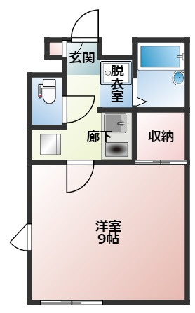 レオパレスナカトミの間取り
