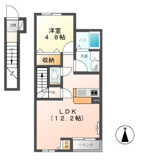 【間取り】 | ベッレ　フェリーチェ | 是非エイブル宇都宮東店へ！TEL028-614-3103