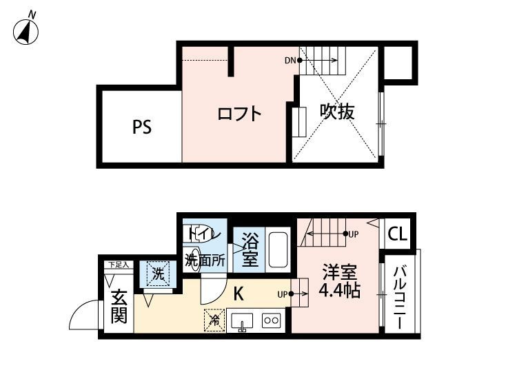 Sorriso Vita 諸岡(ソリッソヴィータ)の間取り