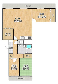 【間取り】 | 南港フローラルハイツ２１号棟 | 【本日内覧可能】現況空家ですので、お忙しい方でもお仕事帰り等にご内覧頂けます♪お気軽にお問い合わせ下さいませ♪