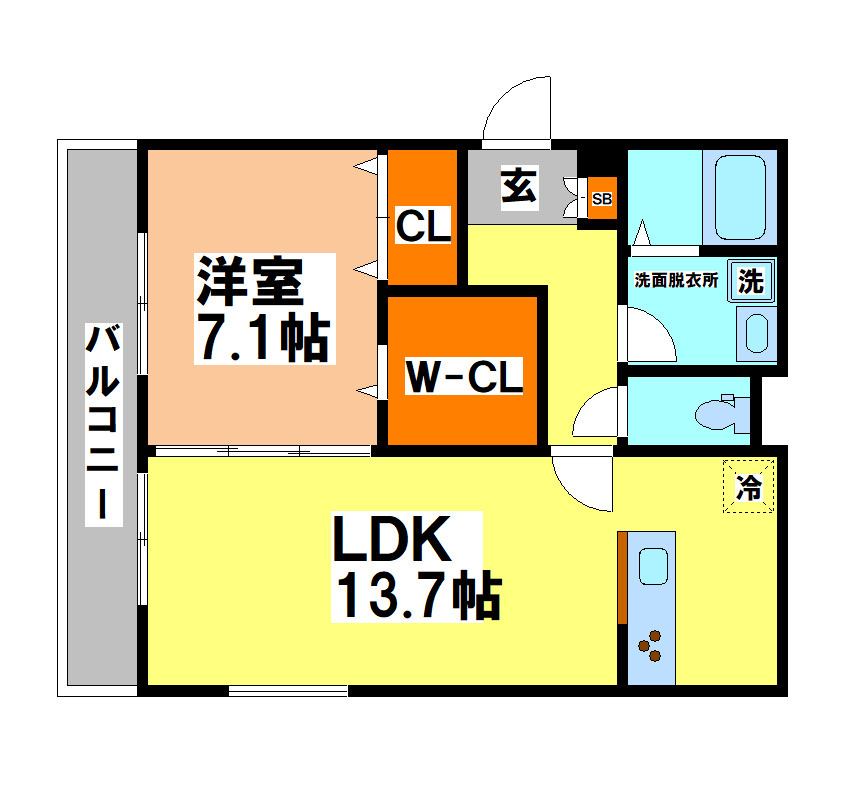 ROSEWOOD KKの間取り