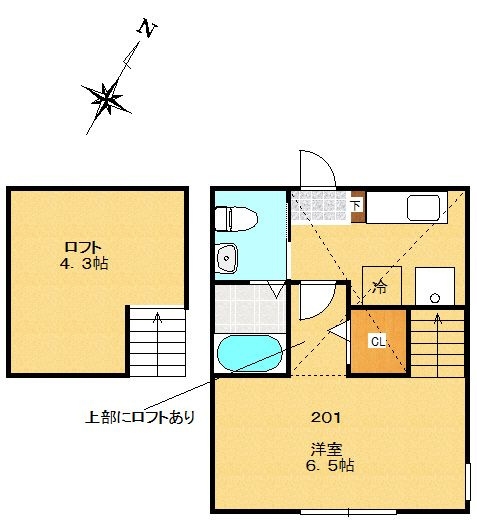 ベルシャンブル稲田堤の間取り
