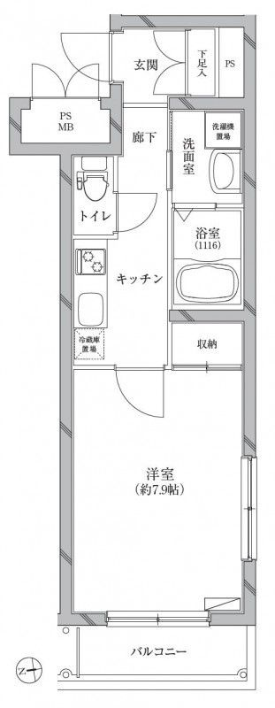 リクレイシア富士見台の間取り