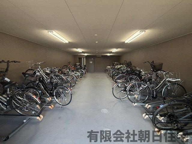 【駐輪場】 | エクセレンシア今市北本町レジデンス | 自転車置き場です