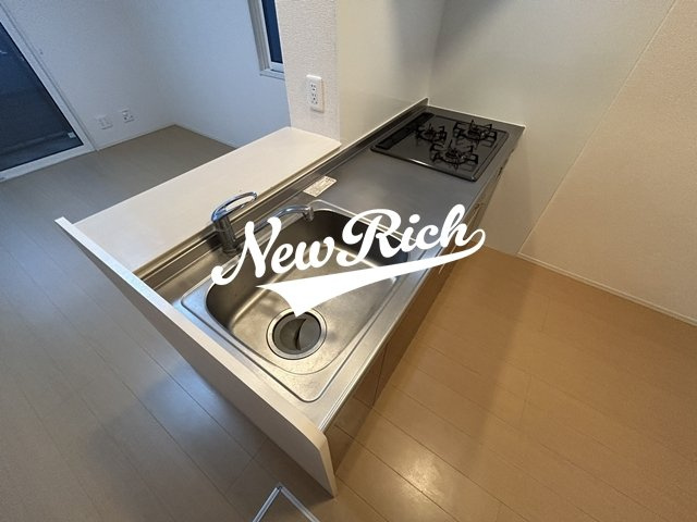 前橋市上長磯町のアパートのキッチン