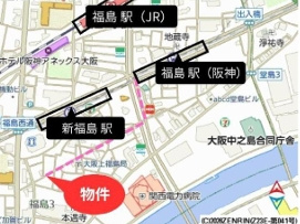 阿山店舗の地図