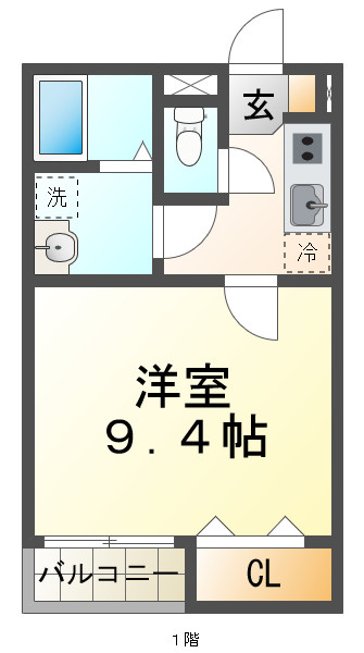 ロワジール硯町の間取り