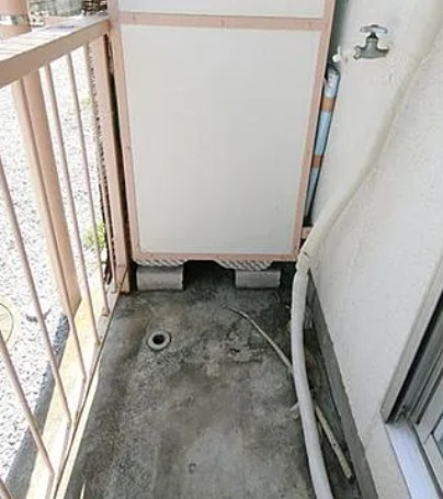 羽村市小作台３丁目の賃貸マンションのバルコニー