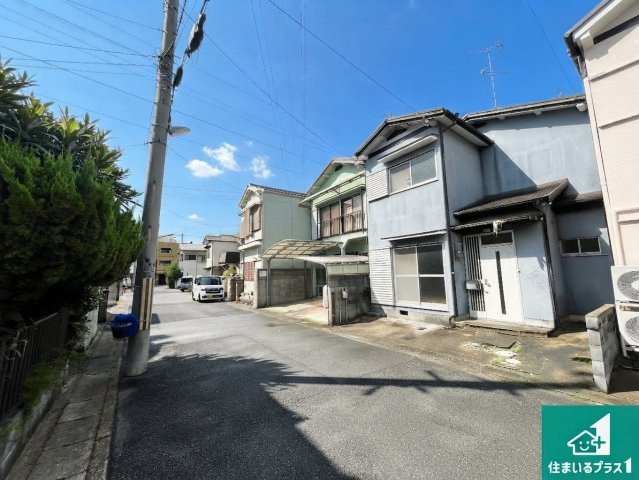 京都市伏見区向島上林町　第1期　売土地の前面道路含む現地写真|周辺は落ち着いた街並みの住宅地！子育てがしやすい住環境です！まだ未完成ですが、現地でしかわからない事もございます。是非一度ご覧ください。