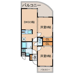 ＭＩＹＡＫＯマンション の間取り