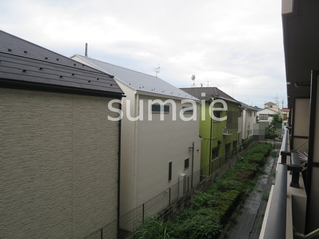 阿部松島マンションの展望|バルコニーからの景色です。