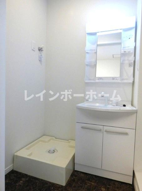 AJ八潮NorthⅢ特典：仲介手数料が半額です!!の洗面所