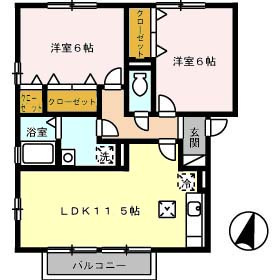 ルピナスかもべの間取り