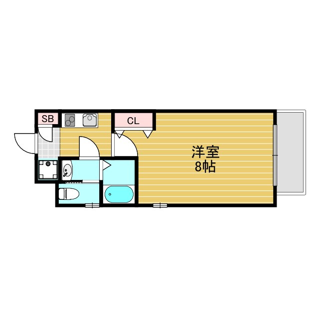 エスリード新大阪コンフォールⅠ番館の間取り