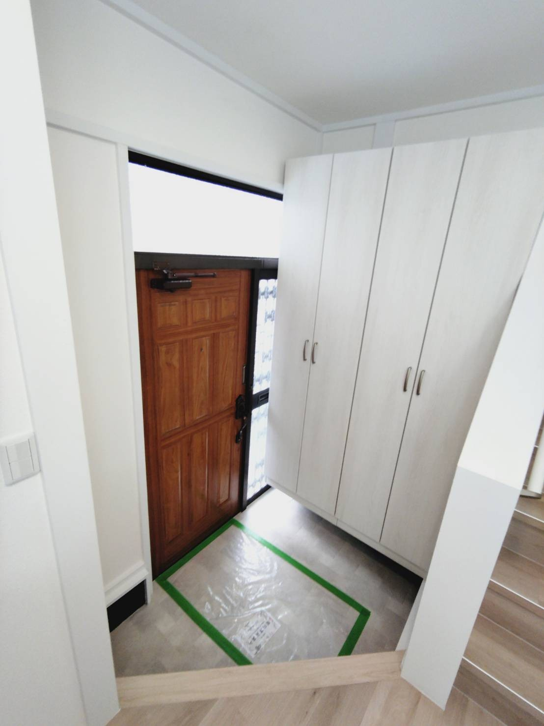 中古戸建の玄関