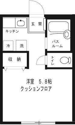 メゾンウエストの間取り|間取りです。