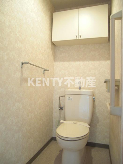 【トイレ】 | モニュメントスクウェア 壱番館 | 落ち着いた色調のトイレです
